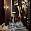 Kit Lavabo Vidro Kit Completo 300 ML Luxo Com Bandeja Promoção Decorativo Escritorio Casa Nova