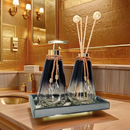 Kit Lavabo Vidro com Bandeja