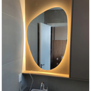 Espelho Orgânico com LED À PILHA ou FONTE Decorativo